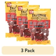 (3 pack) Tillamook Country Smoker All Natural Old Fashioned Beef Jerky, 8 oz
