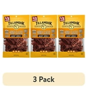 (3 pack) Tillamook Country Smoker, Real Hardwood Smoked Honey Glazed Beef Jerky, 8 oz Bag