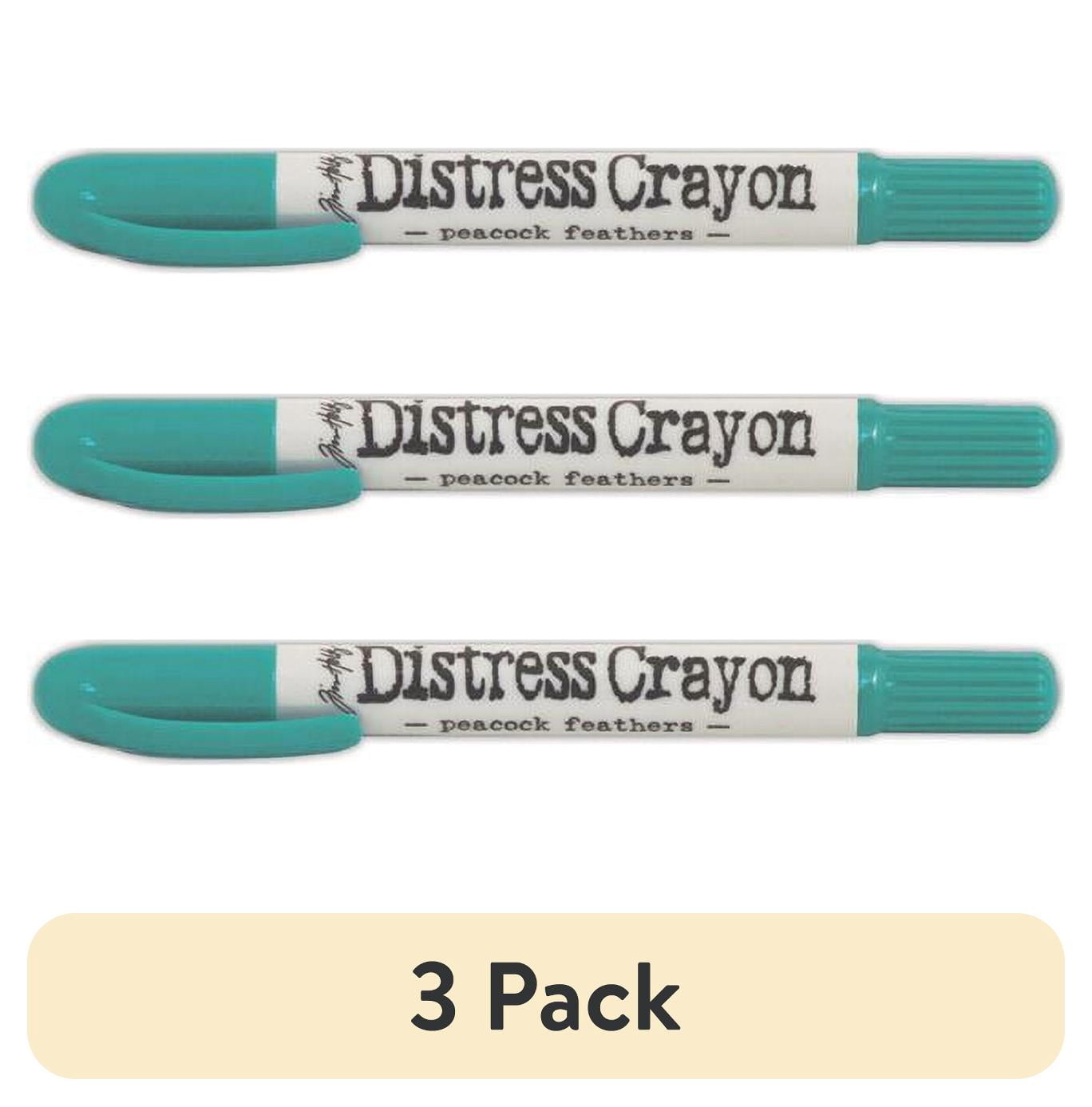 (3 pack) Tim Holtz Distress Crayons-Peacock Feathers, Pk 6, Tim Holtz/Ranger