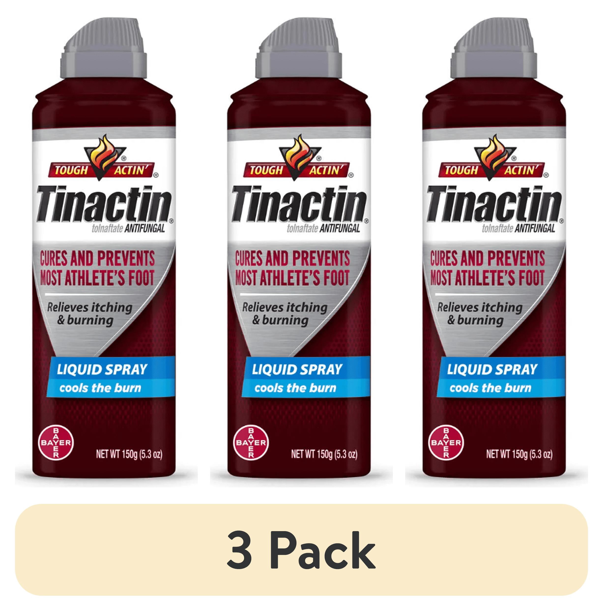 (3 pack) Tinactin Athletes Foot Spray, Liquid Antifungal Spray, 5.3 oz Can