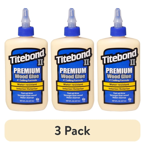 (3 pack) Titebond II Premium Wood Glue 8 Oz.