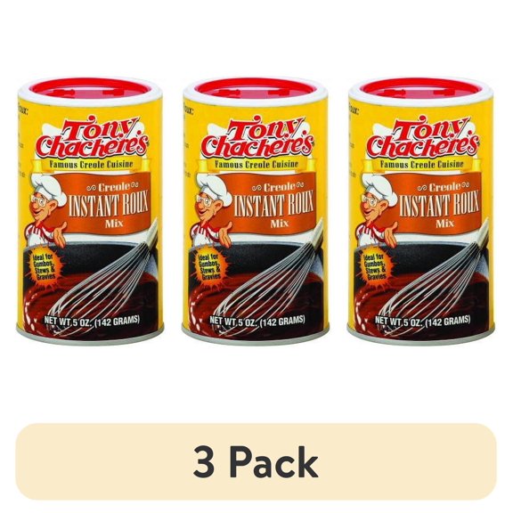 (3 pack) Tony Cachere's Creole Instant Roux Mix, 5 Oz