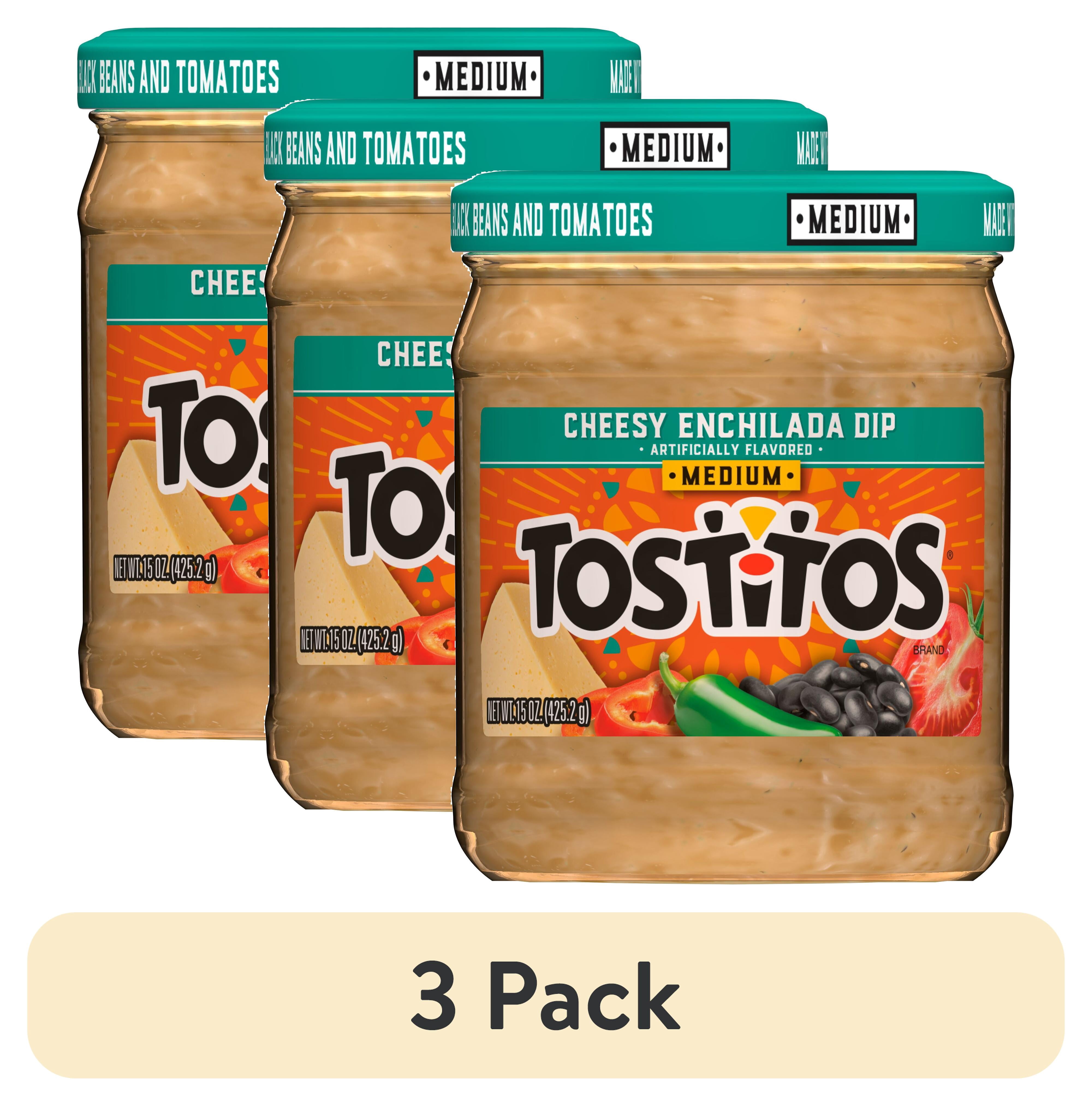 3 pack) Tostitos Cheesy Enchilada Salsa, No Artificial Colors, No