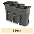 thumbnail image 1 of (3 pack) Toter Trash Can Graystone with Wheels and Lid, 64 Gallon, 1 of 8