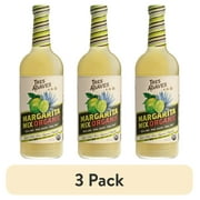 (3 pack) Tres Agaves Organic Lime Margarita Mix, 1 Liter Bottle