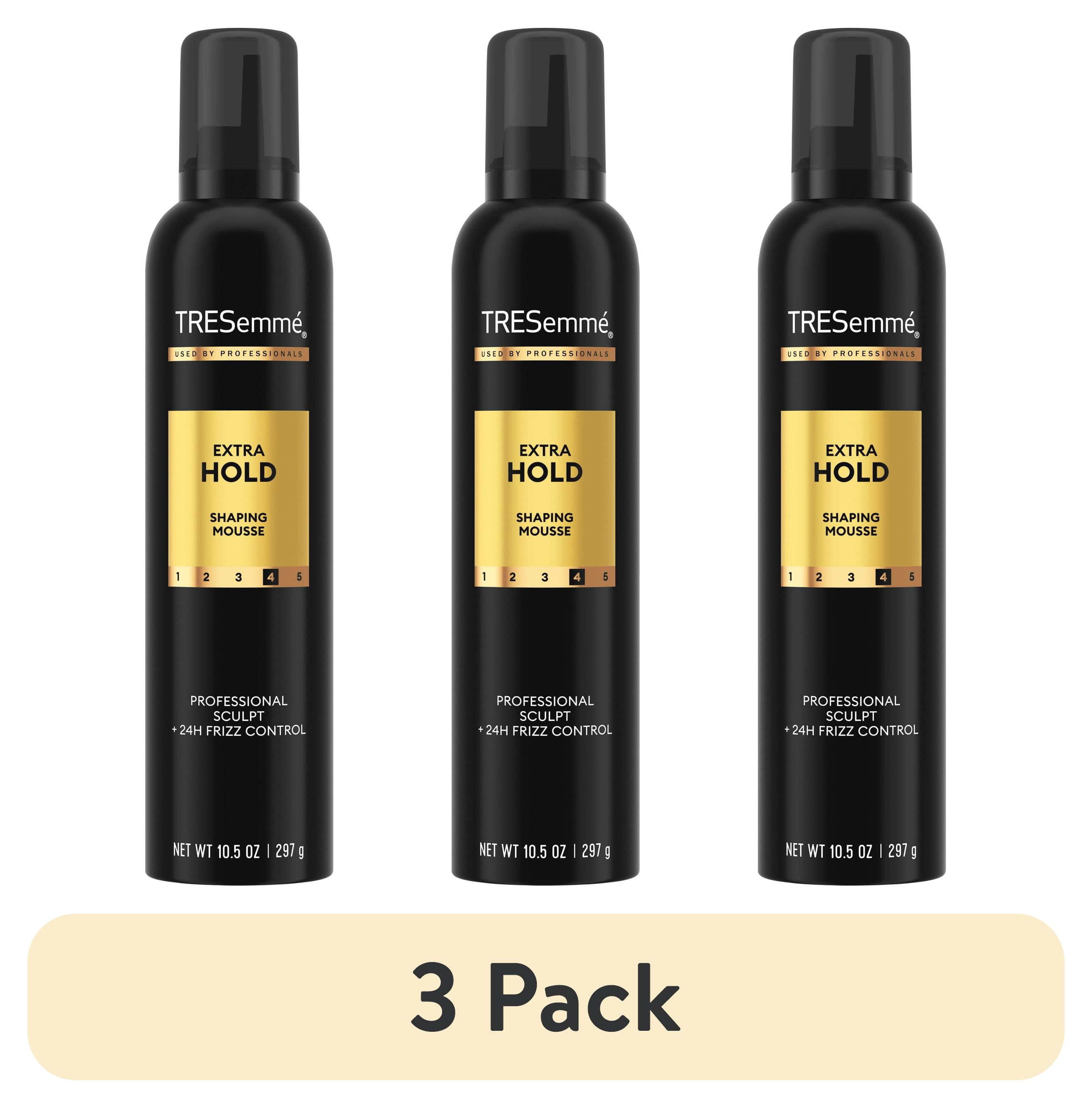 (3 pack) TRESemméHair Mousse For 24H Touchable Hold & Volume Extra Hold with Pro Lock Tech ,10.5 oz