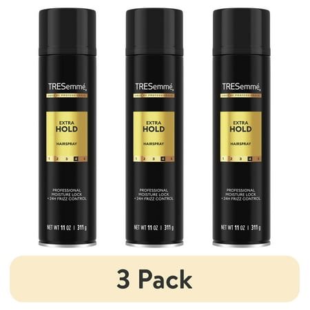 (3 pack) TRESemmé Extra Hold Hairspray with 24H Hold and Frizz Control, 11 oz
