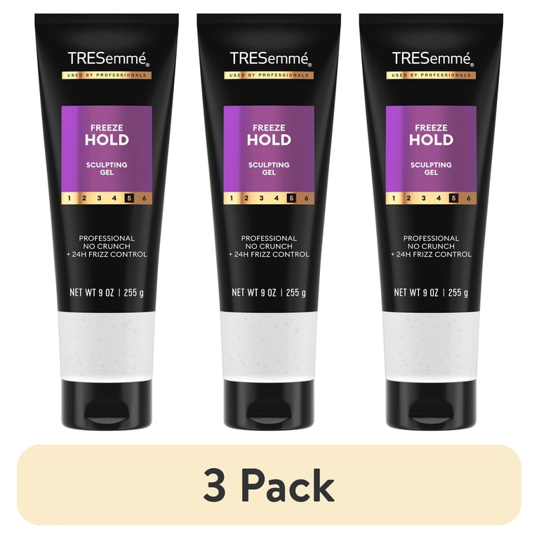 3 pack) TRESemmé Mega Control Alcohol-Free Hair Gel For Frizz