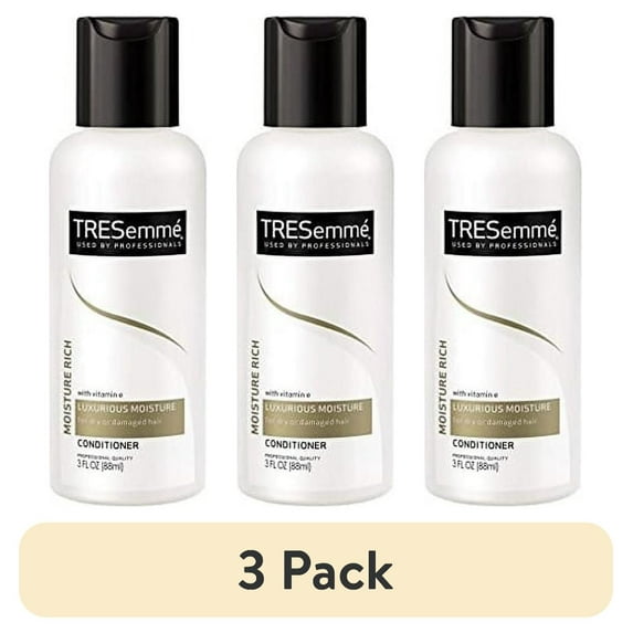 (3 pack) Tresemme Moisture Rich Luxurious Moisture hair Conditioner, 3 Oz