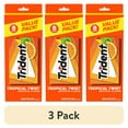 thumbnail image 1 of (3 pack) Trident Tropical Twist Sugar Free Gum, Value Pack, 8 Packs of 14 Pieces (112 Regular Size Pieces), 1 of 13