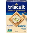 thumbnail image 1 of (3 pack) Triscuit Cracked Pepper & Olive Oil Whole Grain Wheat Crackers, Snack Crackers, 8.5 oz, 1 of 50