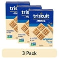 thumbnail image 1 of (3 pack) Triscuit Minis Original Whole Grain Wheat Crackers, Vegan Snacks, Snack Crackers, 8 oz, 1 of 21