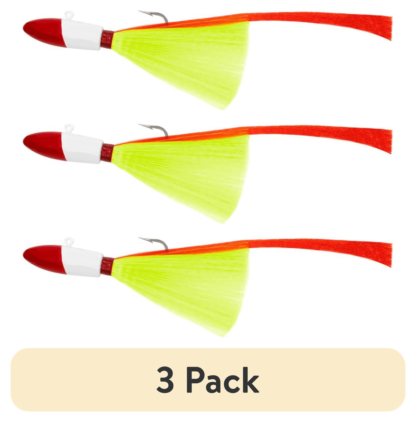 (3 pack) Tsunami Buster Red Tail Jig Fishing Lure – Chartreuse