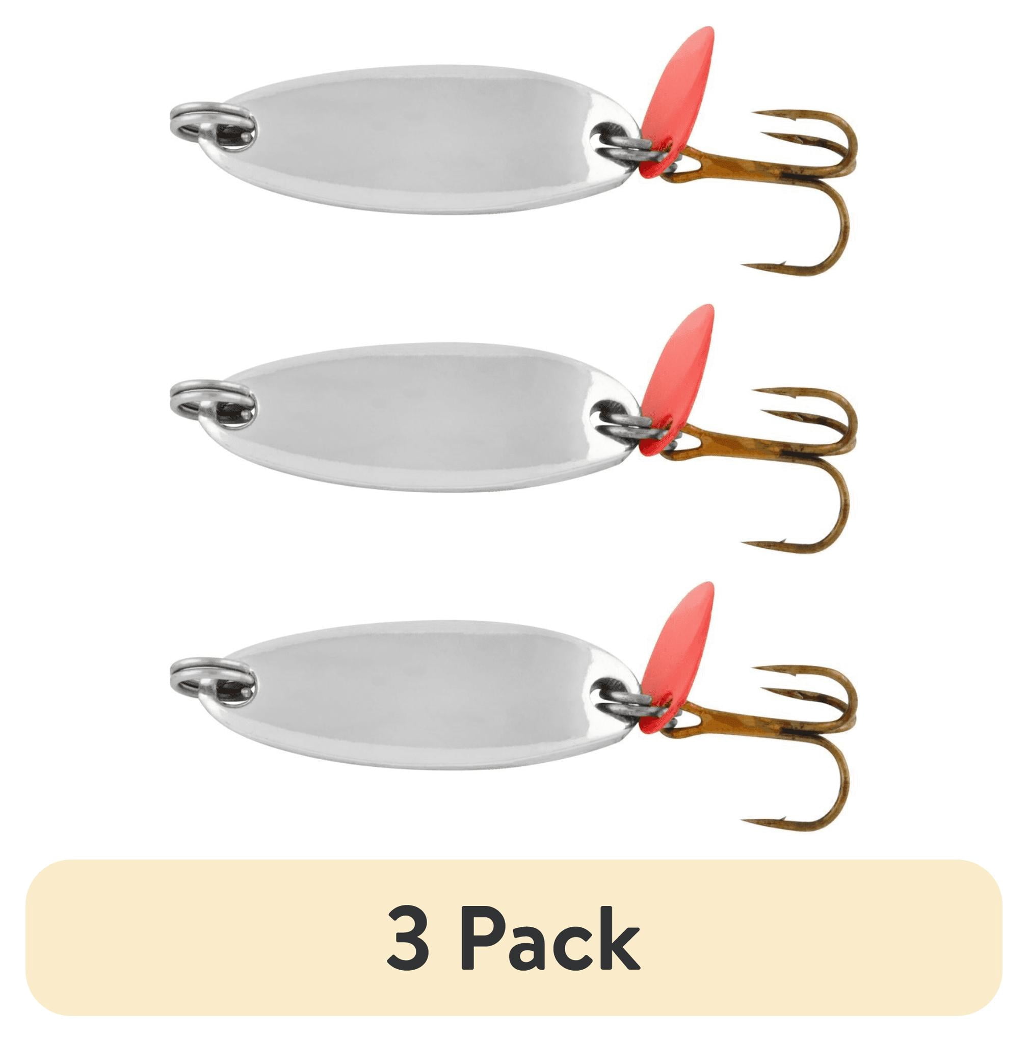(3 pack) Tsunami Flash Spoon Fishing Lure 1/2 oz. – Chrome Finish