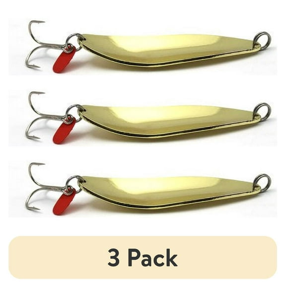 (3 pack) Tsunami Inshore Spoon Fishing Lure 1 oz – Gold