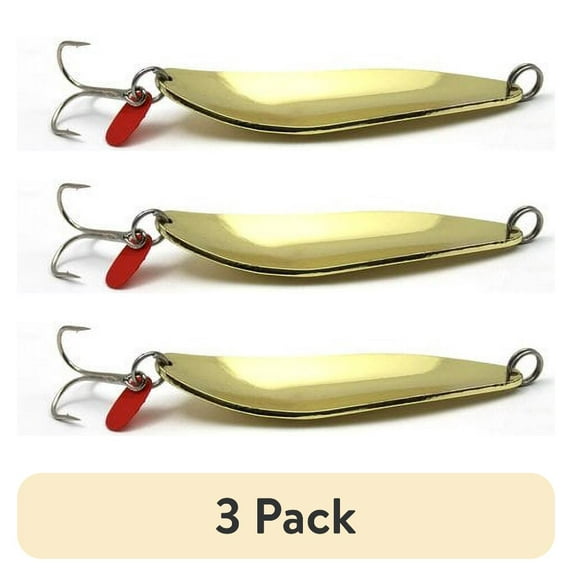 (3 pack) Tsunami Inshore Spoon Fishing Lure 1 oz – Gold