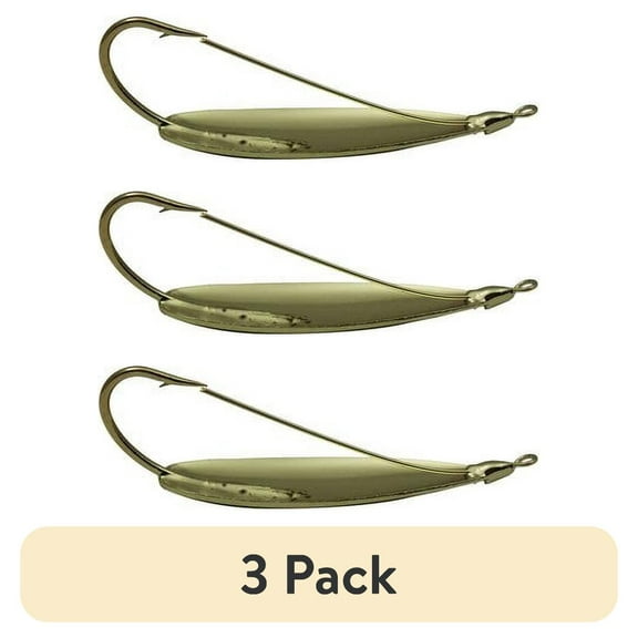 (3 pack) Tsunami Lite Flash Spoon Fishing Lure 1/2 oz. – Gold