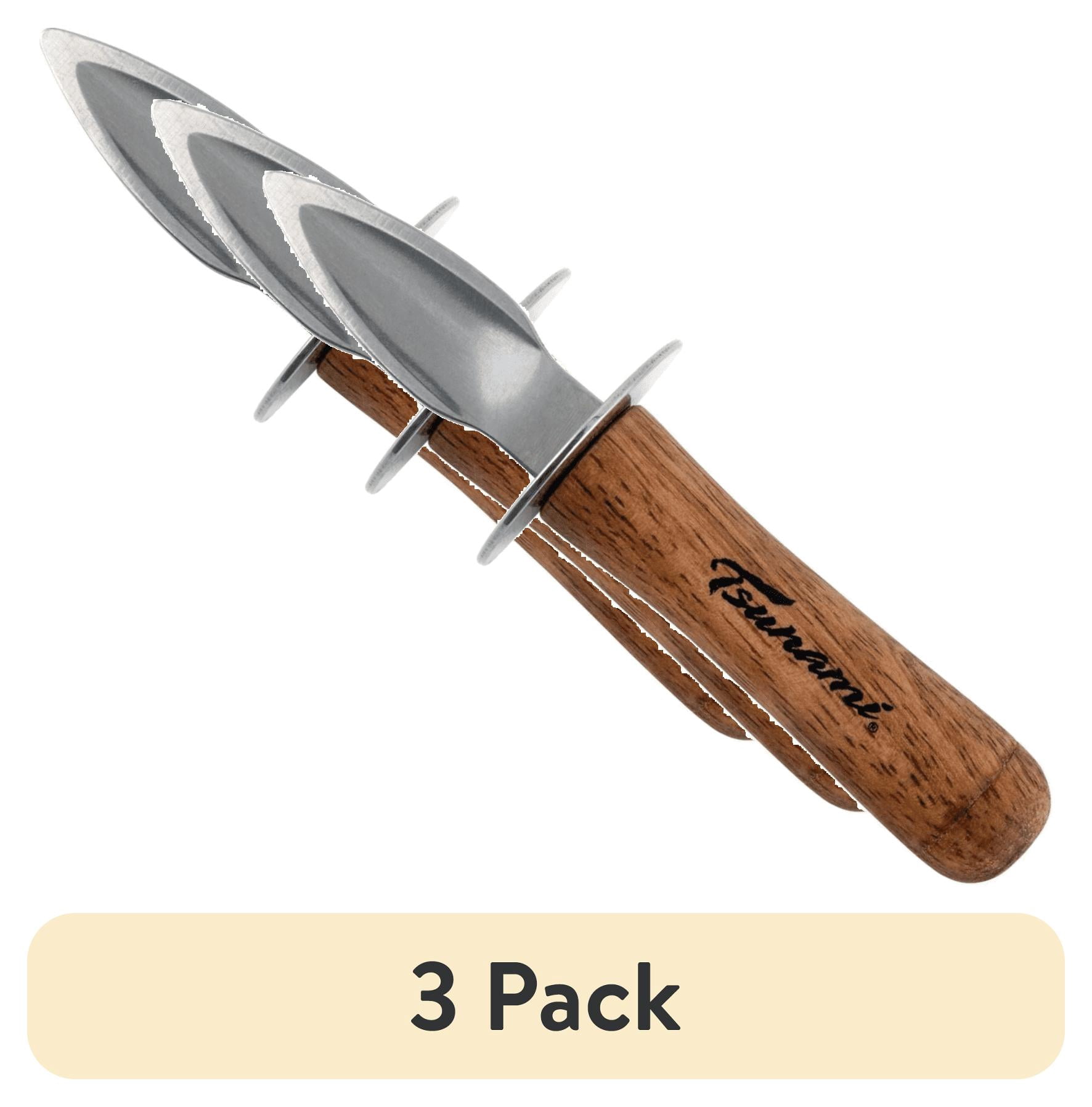 (3 pack) Tsunami Oyster Shucking Knife Seafood Tool – Rust‑Resistant Blade
