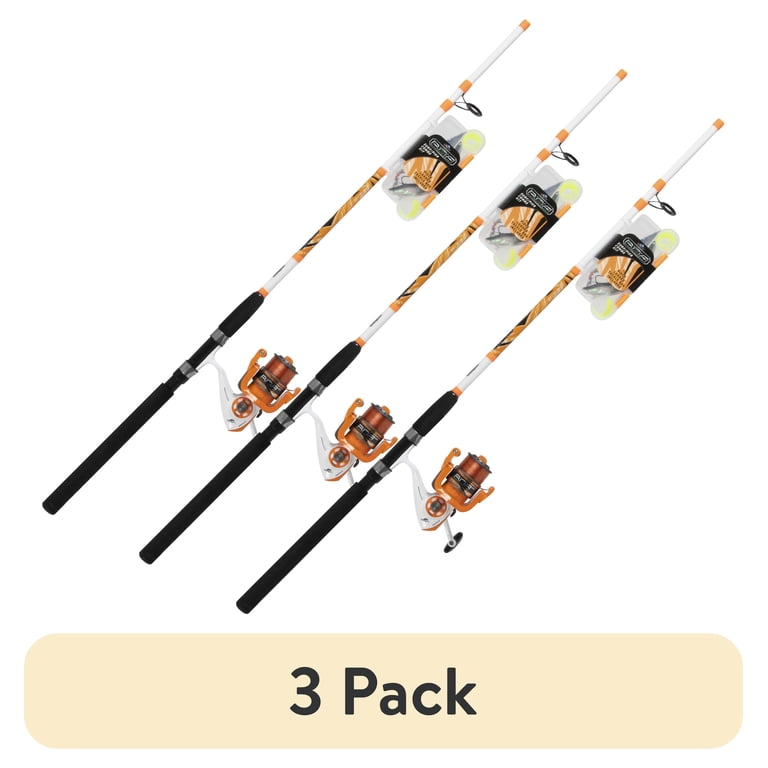 3 piece spinning combo ProFISHiency 5'8" Krazy ensuring smooth and reliable performance Speed Spin CRX 6'6" Medium/Fast