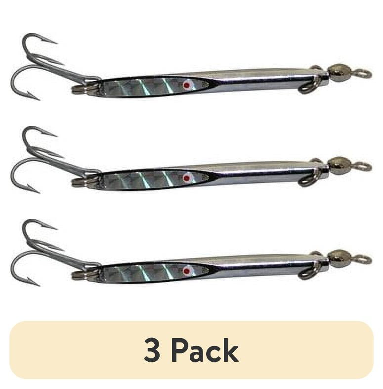 3 pack) Tsunami Slimwave 3/4 oz. Spoon Fishing Lure Chrome Silver