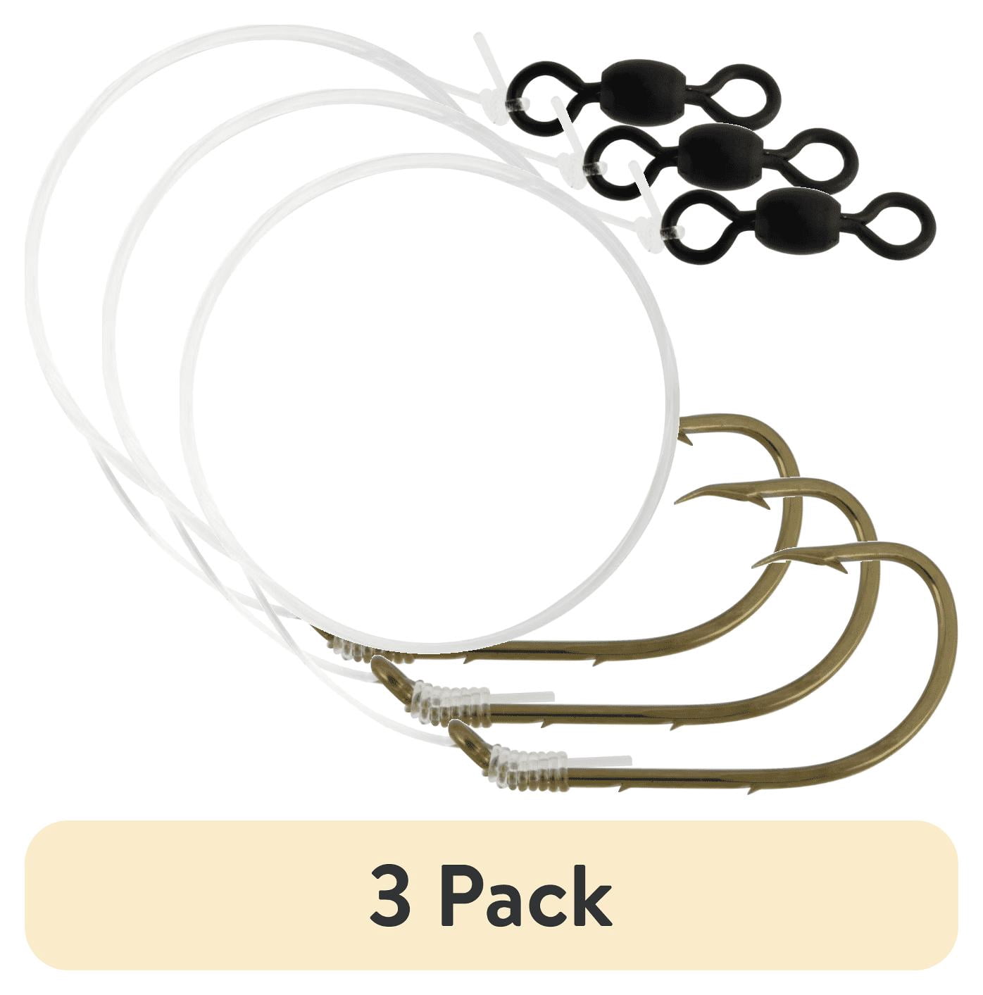 (1 pack) Tsunami Striped Bass Rig – 6/0 Hook, 42'' Leader, 60 lb. Test