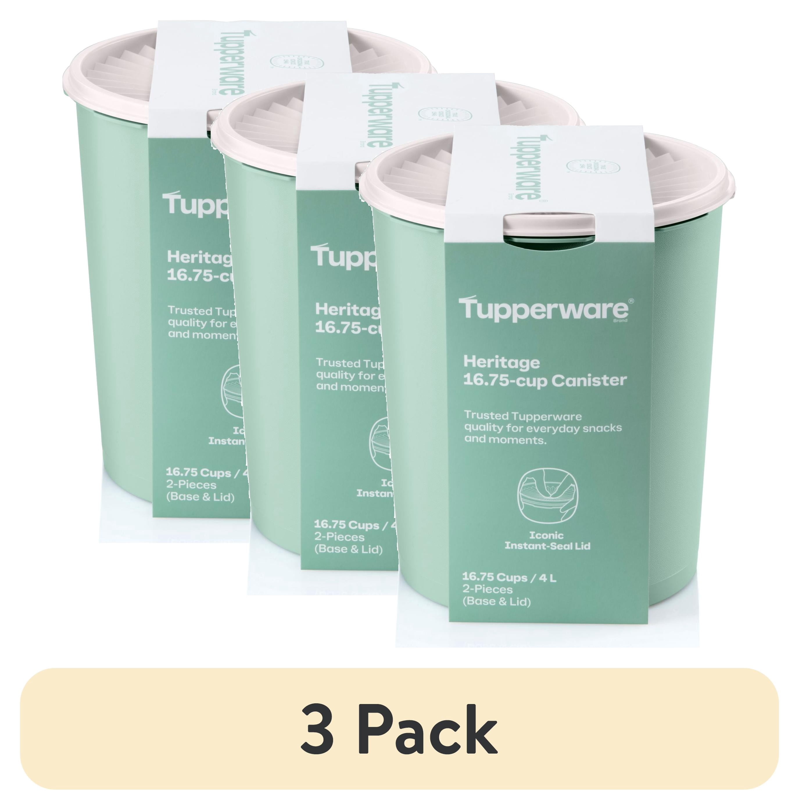 Tupperware Heritage 16.75-Cup Food Storage Canister with Lid