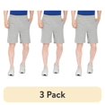 thumbnail image 1 of (3 pack) Turtle Bay New York Mens Cotton Knit Shorts with Elastic Waistband and Inner Drawstrings, 1 of 7