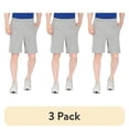 thumbnail image 1 of (3 pack) Turtle Bay New York Mens Cotton Knit Shorts with Elastic Waistband and Inner Drawstrings, 1 of 8