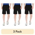 thumbnail image 1 of (3 pack) Turtle Bay New York Mens Cotton Knit Shorts with Elastic Waistband and Inner Drawstrings, 1 of 8