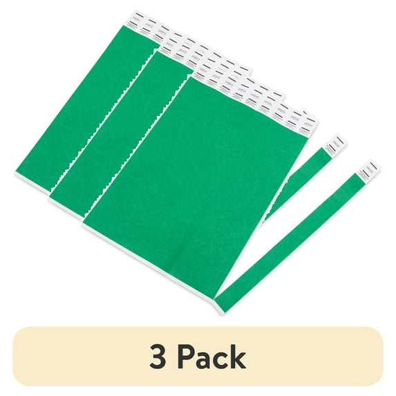 (3 pack) Tyvek Wrist Band