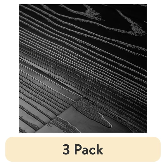 (3 pack) UMIGGEE 40-Pcs Black Peel Stick Flooring 35-in x 5.7-in x 1.0mm Vinyl Flooring Wood Grain Floor Tiles Easy to Install for Bathroom Kitchen Living Room Home Decor