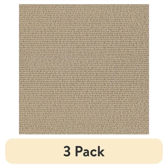 (3 pack) UMIGGEE Peel and Stick Carpet Tiles Khaki Self-Adhesive Square Soft Carpet Floor Tiles 12-in x 12-in (10pcs.) Carpet Easy Install DIY Floor Tiles for Kids Room Bedroom Dining Room(10 sqft/Box)