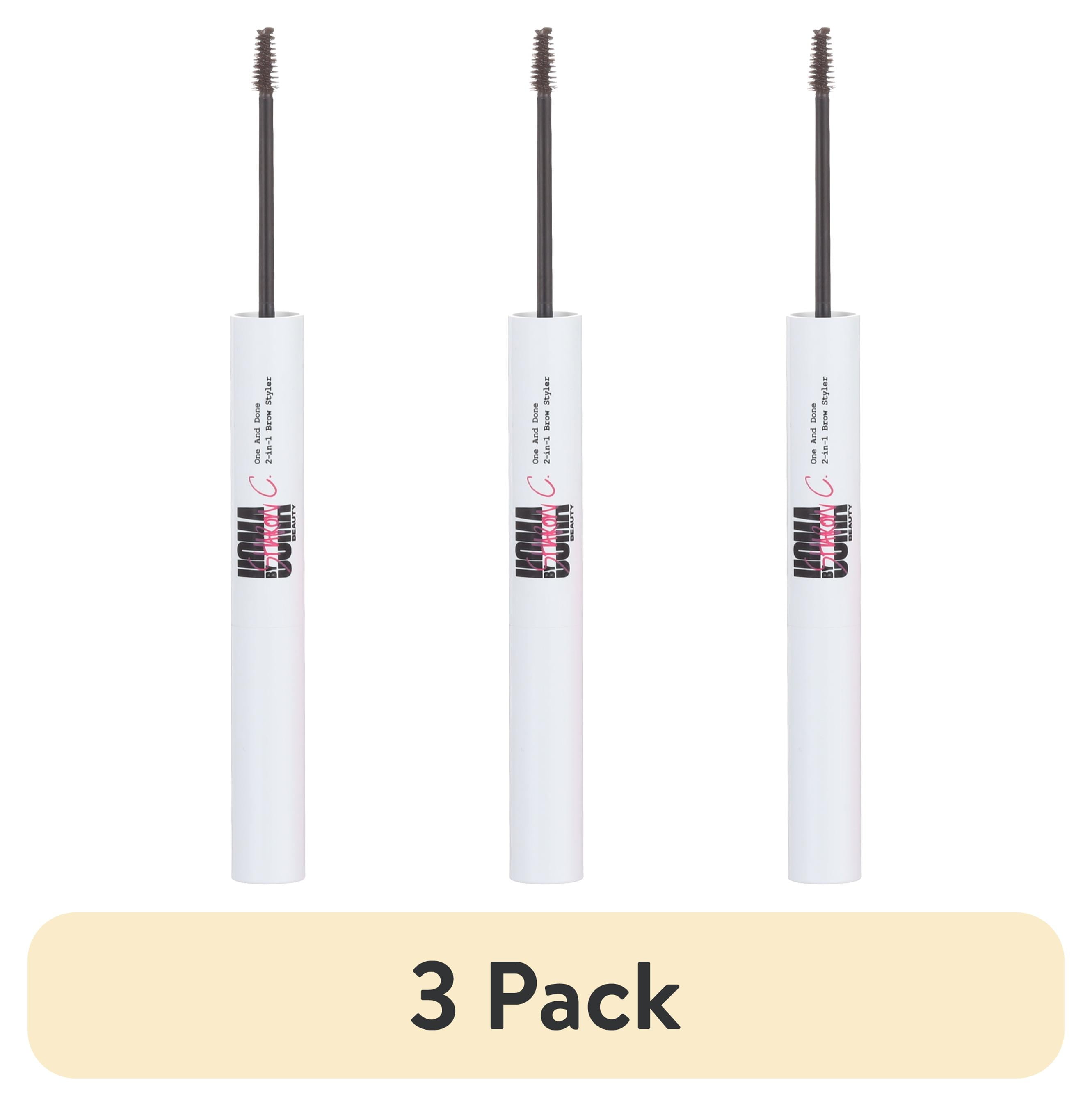 (3 pack) UOMA By Sharon C., One and Done - Complete Brow Styler - Shade 8 Espresso