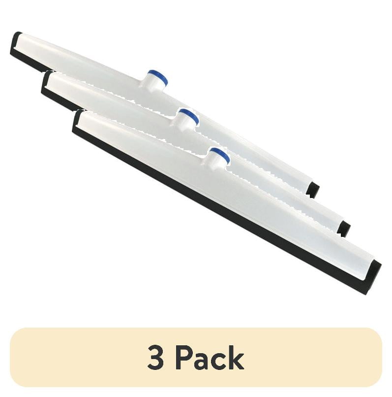 (3 pack) Unger 971370 Foam Rubber Floor Squeegee, 18