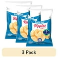 thumbnail image 1 of (3 pack) Utz Ripples Original Potato Chips, Gluten-Free, 12.5 oz Party Size Bag, 1 of 8