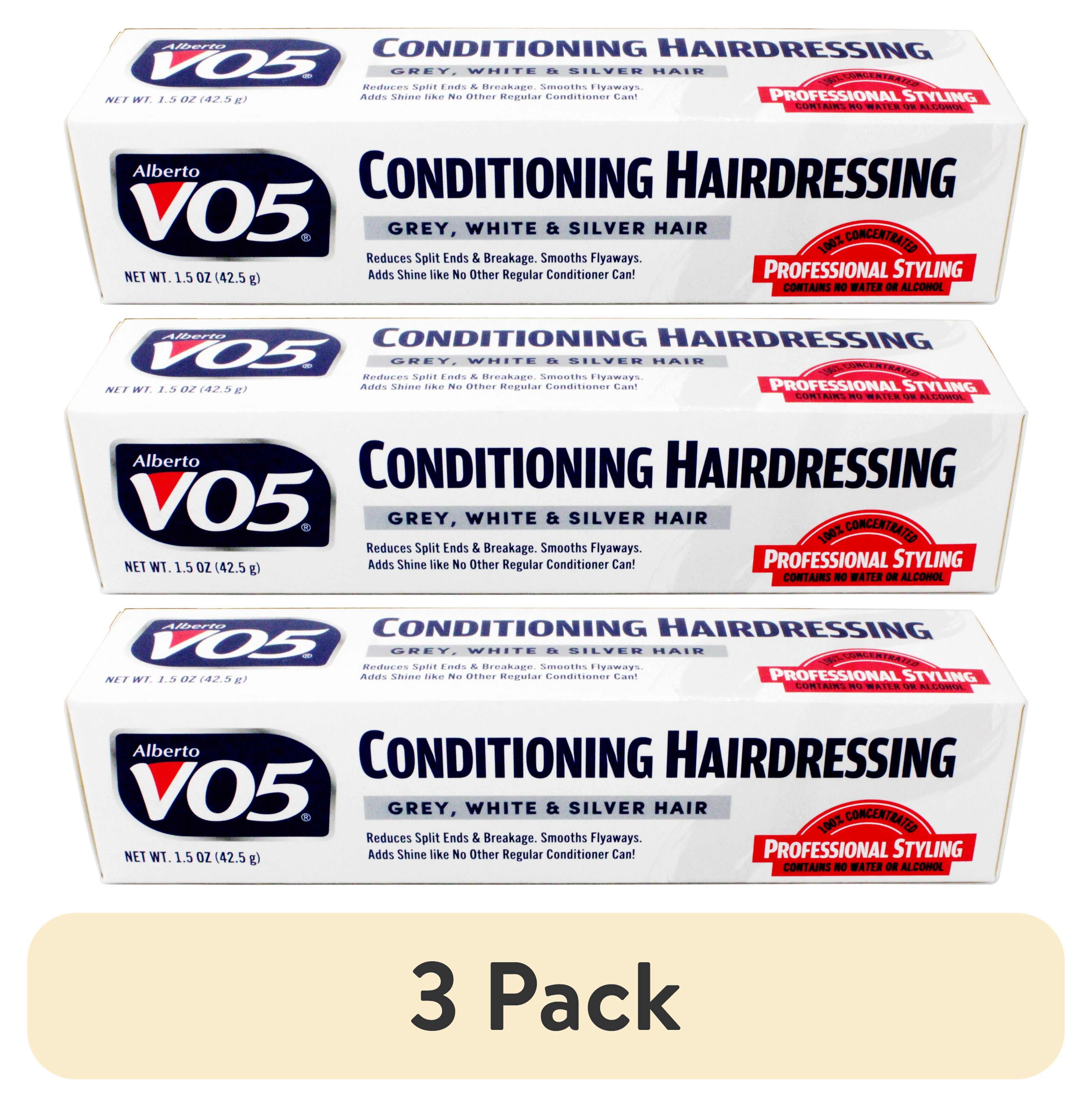 3 pack) VO5 Conditioning Hairdressing For Gray/White/Silver Blonde 
