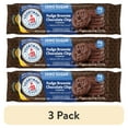 thumbnail image 1 of (3 pack) VOORTMAN Bakery Zero Sugar Fudge Brownie Chocolate Chip Cookies 8 oz, 1 of 1