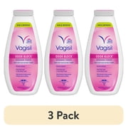 3 pack Vagisil Daily Intimate Deodorant Powder with Odor Block Protection, Talc-Free, 8 oz