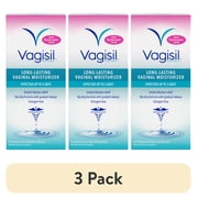 3 pack Vagisil Long-Lasting Vaginal Moisturizer, Gel & Lubricant for Women, Gynecologist Tested, 8 Count, Pack of 1 8 Applicators