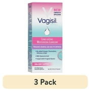 3 pack Vagisil Long-Lasting Vaginal Moisturizer, Gel & Lubricant for Women, Gynecologist Tested, 8 Count, Pack of 1 8 Applicators