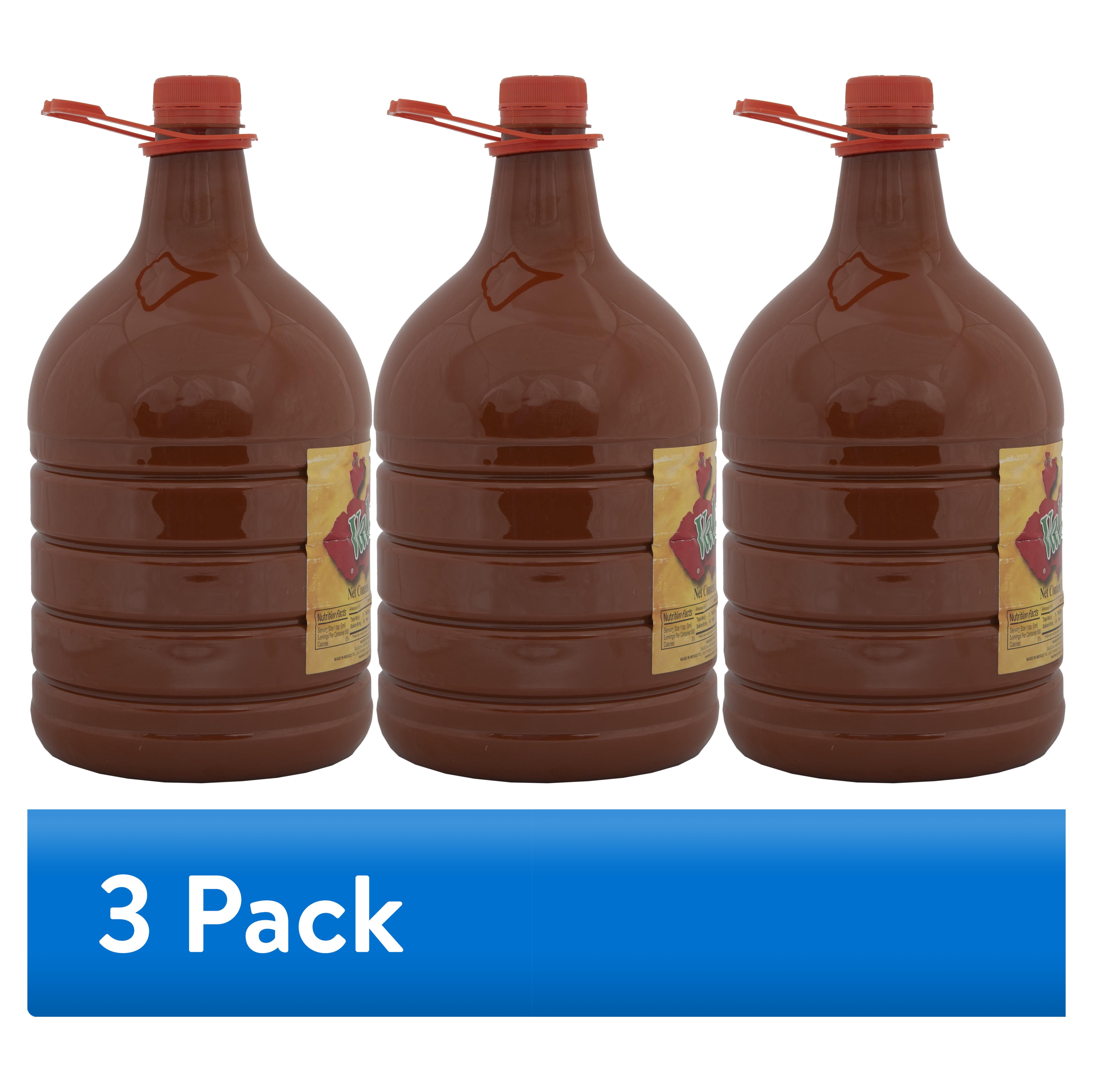 (3 pack) Valentina Salsa Picante Mexican Sauce, 140 Ounce