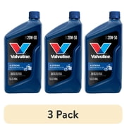 3 pack Valvoline 4-Stroke 20W-50 Conventional Motorcycle Oil 1 Quart