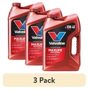 3 pack Valvoline MaxLife High Mileage 10W-40 Synthetic Blend Motor Oil 5 Quart