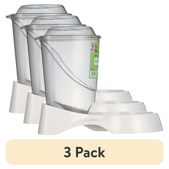 (3 pack) Van Ness Extra-Small Auto Feeder Cat or Dog, 1.5 lb