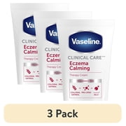 3 pack Vaseline Clinical Care Eczema Calming Body Cream, 6.8 oz
