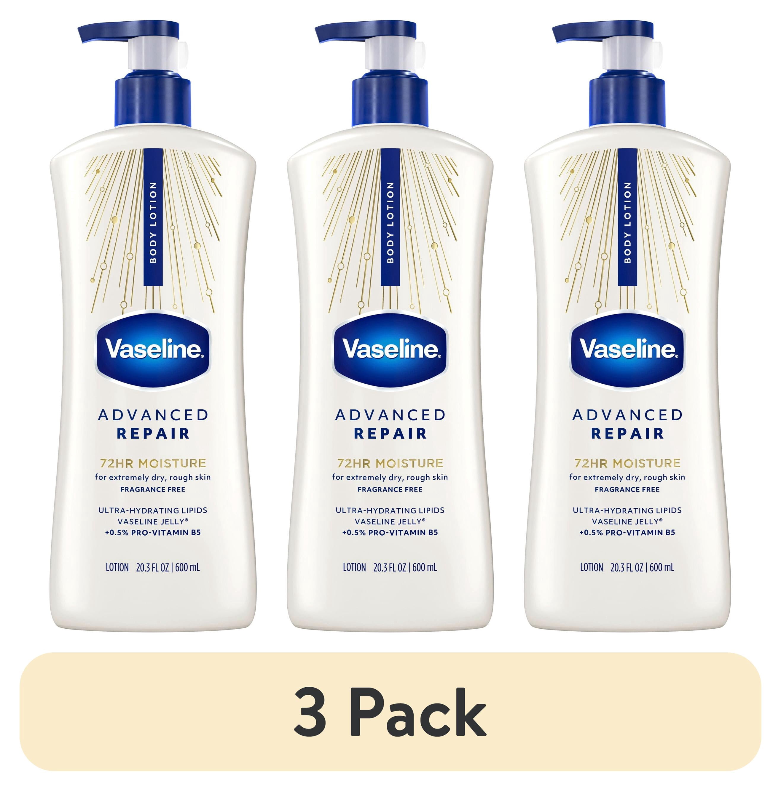 ボディローション VASELINE BODY LOTION 3 bottles 3 pack) Vaseline Advanced Repair Body Lotion for Dry Skin Advanced