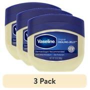 3 pack Vaseline Petroleum Jelly Skin Care For Dry Skin and Eczema Relief Original 100% Pure Petroleum Jelly, 13 oz