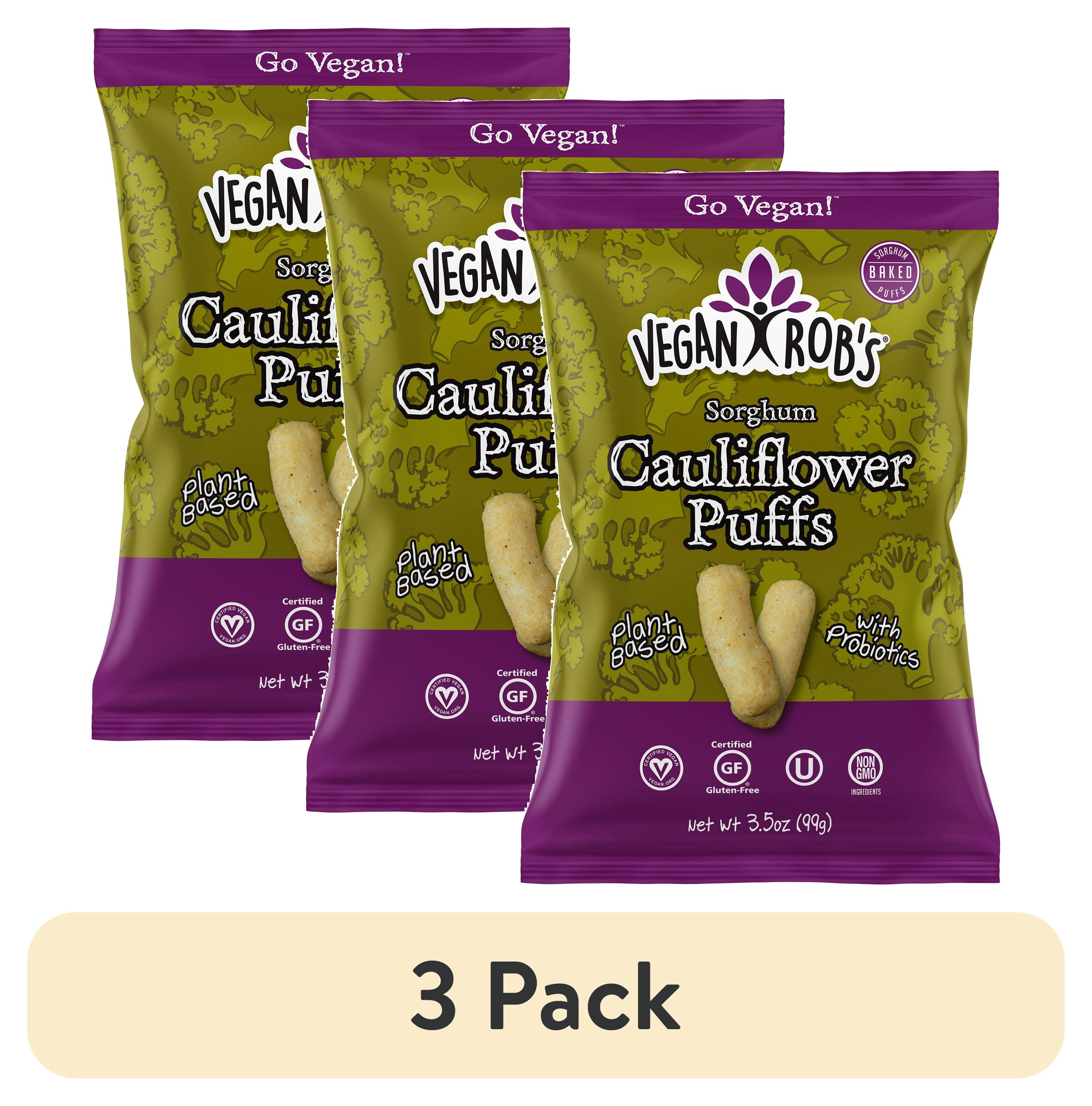 (3 pack) Vegan Rob's Cauliflower Puffs, 3.5 Oz.