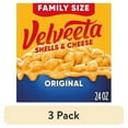 thumbnail image 1 of (3 pack) Velveeta Shells and Cheese Mac and Cheese, 1 Value Size Box, for Easy Dinner or Dinner Sides, Original Flavor, Made with Real Cheese, 24 oz, 1 of 17