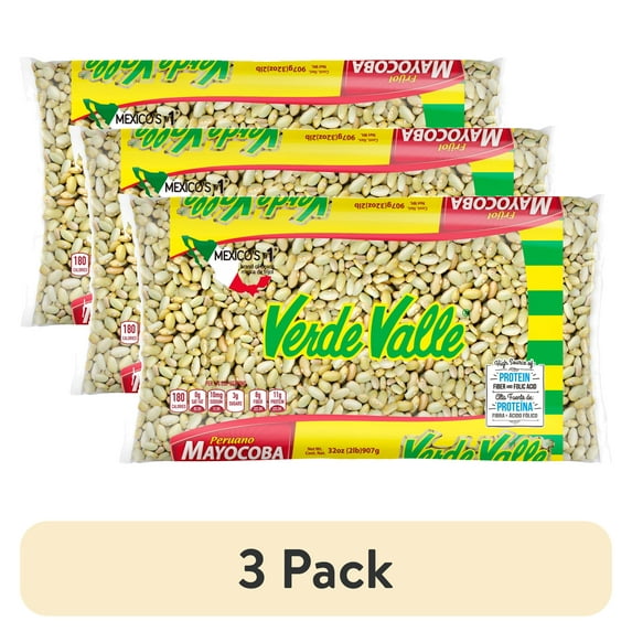 (3 pack) Verde Valle Peruano Mayocoba Beans, 32 oz